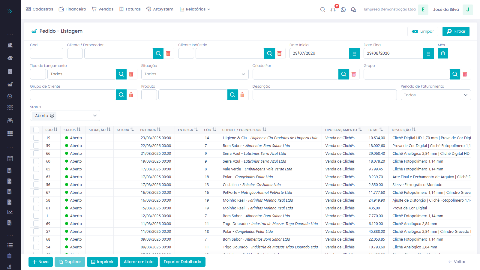 Hórus Gestor Web 3.0 — tela 6