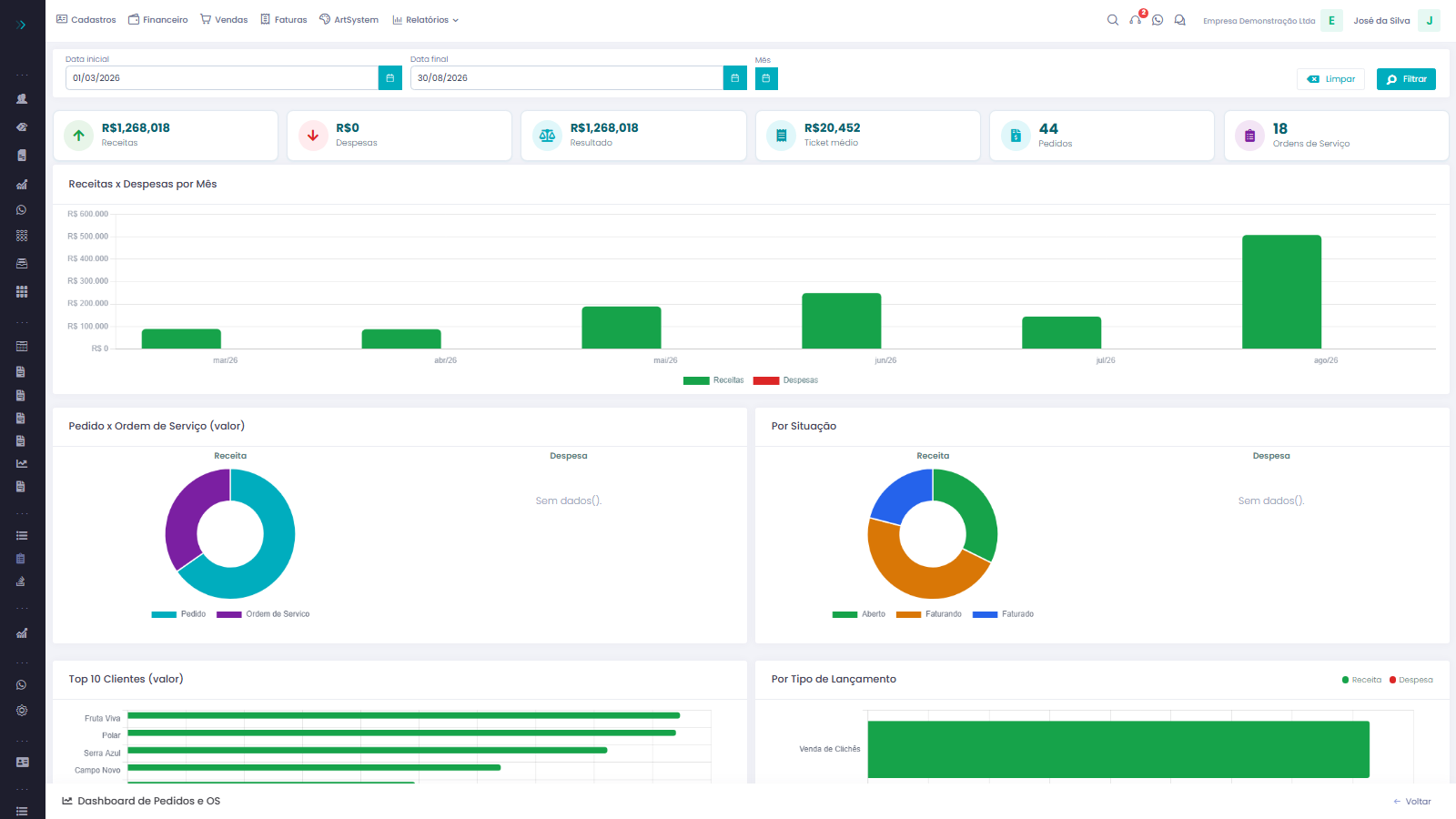 Hórus Gestor Web 3.0 — tela 7
