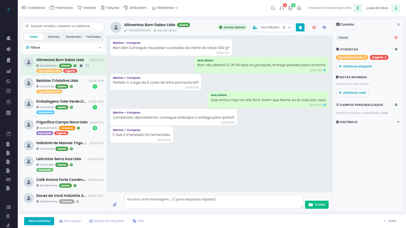Hórus Gestor Web 3.0 — tela 4